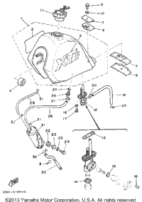 Fuel Tank (California Model Only)