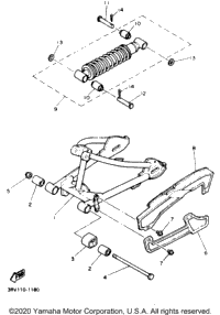 Swing Arm Rear Shocks