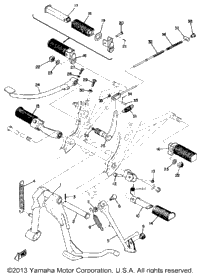 Stand - Footrest - Brake Pedal