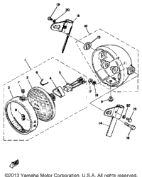 Headlight Dt80h - J - K