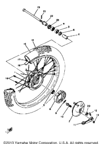 Front Wheel - Yz60h - J - K