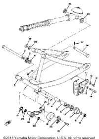 Rear Arm Yz100d