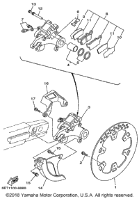 Rear Brake Caliper