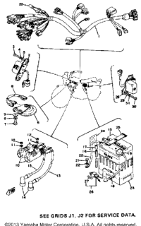 Electrical 1 Xs650d - E - E006501~ - F