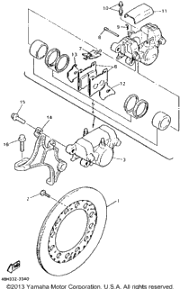 Rear Brake Caliper