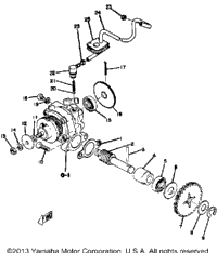 Oil Pump Yz80a