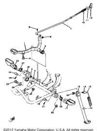 Stand - Footrest - Yz60h - J - K