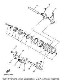 Shift Cam Shift Fork