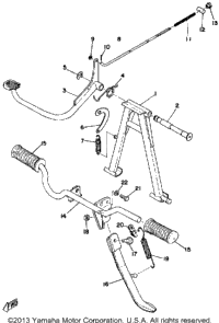 Stand - Footrest - Brake Pedal