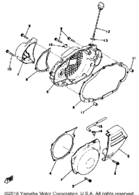 Crankcase Cover 250B - C - 400B - C