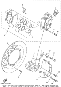 Front Brake Caliper