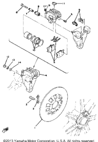 Rear Disc Brake - Caliper