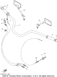 Steering Handle Cable