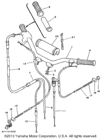 Steering Handle Cable