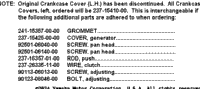 Crankcase Cover (Notes Only)