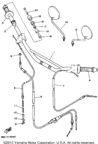 Handlebar - Cable