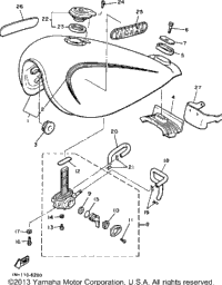 Fuel Tank Xj700xs