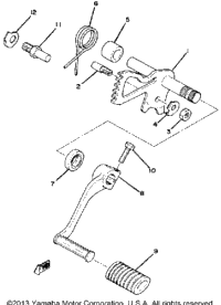 Shift Shaft-Shift Pedal