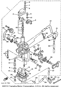 Carburetor California Model Only