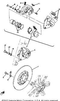 Front Disc Brake-Caliper