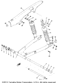 Rear Arm - Rear Cushion - Chain Case