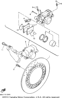 Rear Brake Caliper