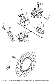 Rear Brake Caliper
