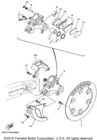 Rear Brake Caliper