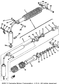 Rear Suspension Yz250g H