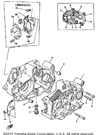 Crankcase Lb50pg - Ph - Pj