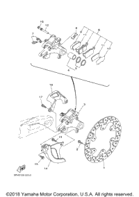 Rear Brake Caliper