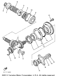 Middle Drive Gear