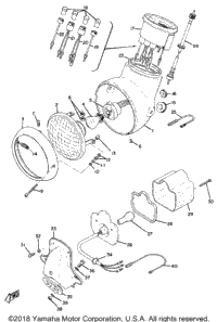 Head Lamp, Speedometer & Tail Lamp