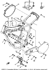 Frame - Side Cover Yz125f