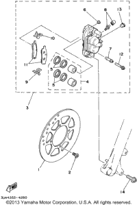 Front Brake Caliper