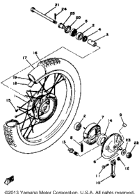 Front Wheel Mx100h - J - K