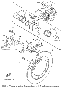 Rear Brake Caliper