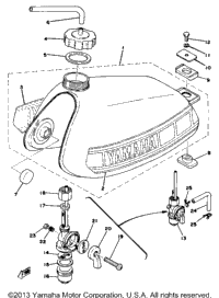 Fuel Tank Yz80e F