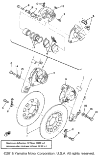 Front Disc Brake - Caliper