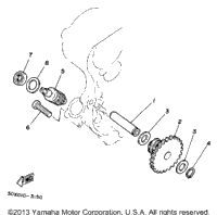 Tachometer Gear