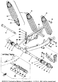 Rear Arm - Rear Cushion - Chain Case