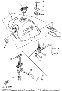 Fuel Tank (Non-California Model)