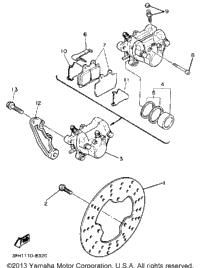 Rear Brake Caliper