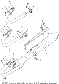 Exhaust (Xs750d)