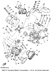 Cylinder Head California Model Only