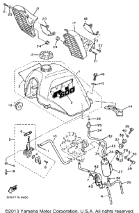 Fuel Tank (California Model Only)