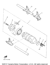 Shift Cam Shift Fork