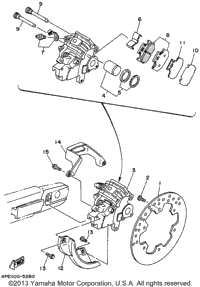 Rear Brake Caliper