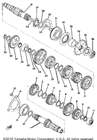 Transmission Yz250c