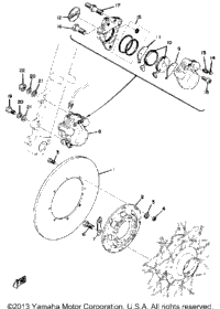 Disk Brake Caliper Rd250b